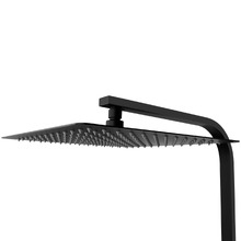 Andon 300mm Square Gooseneck Twin Shower